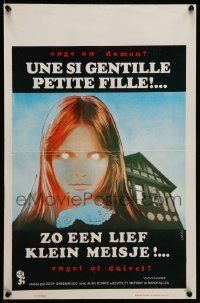 8m036 CATHY'S CURSE Belgian '77 creepy image of Linda Koot, she has the power to terrorize!