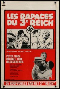 8m069 ENGLAND MADE ME Belgian '73 Peter Finch, Michael York, pre-WWII Nazi Germany, different art!