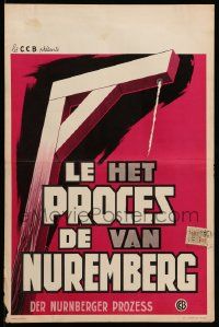 8m071 EXECUTIONERS Belgian '59 WWII death camps, Nuremberg trials, different art of gallows!