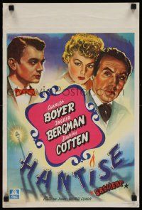 8m082 GASLIGHT Belgian '47 captive sweetheart Ingrid Bergman, Joseph Cotten, Charles Boyer!