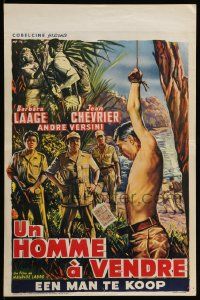 8m126 LE CAPTIF Belgian '63 Maurice Labro, different art of man tortured by Japanese soldiers!