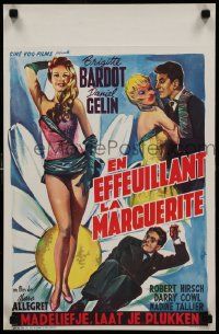 8m146 MADEMOISELLE STRIPTEASE Belgian '57 En effeuillant la marguerite, Brigitte Bardot by Wik!