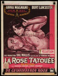 8m194 ROSE TATTOO Belgian '56 Burt Lancaster, Anna Magnani, Tennessee Williams, different!