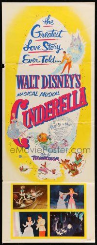 8m606 CINDERELLA insert R57 Disney's classic musical cartoon, the greatest love story ever told!