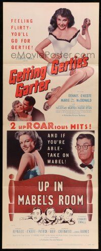 8m668 GETTING GERTIE'S GARTER/UP IN MABEL'S ROOM insert '56 O'Keefe, romcom double-feature!