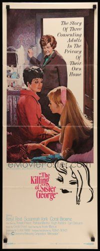 8m731 KILLING OF SISTER GEORGE insert '69 Susannah York in lesbian triangle, Aldrich directed!