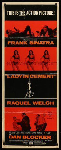 8m745 LADY IN CEMENT insert '68 different images of Frank Sinatra & sexy Raquel Welch!