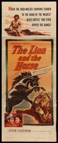 8m765 LION & THE HORSE insert '52 images of Steve Cochran & Wildfire in the title role!