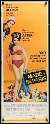 8m785 MADE IN PARIS insert '66 super sexy full-length Ann-Margret before and after she got there!