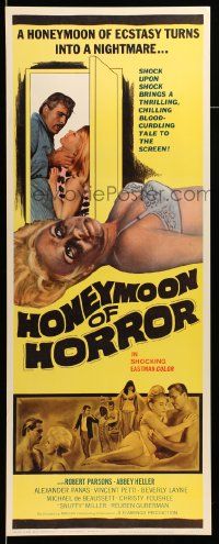 8m853 ORGY OF THE GOLDEN NUDES insert '64 sexy image, Honeymoon of Horror!