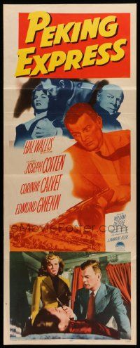 8m864 PEKING EXPRESS insert '51 Joseph Cotten in China, directed by William Dieterle!
