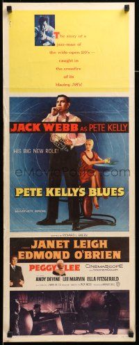 8m868 PETE KELLY'S BLUES insert '55 Jack Webb smoking & holding trumpet, sexy Janet Leigh!