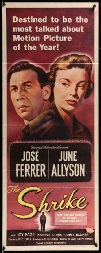 8m936 SHRIKE insert '55 June Allyson drives star/director Jose Ferrer to commit suicide!