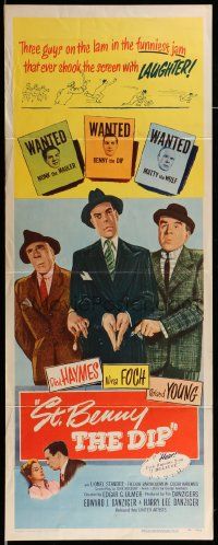 8m948 ST BENNY THE DIP insert '51 directed by Edgar Ulmer, Dick Haymes & Nina Foch!