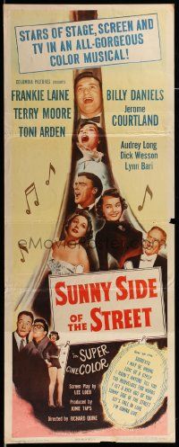 8m960 SUNNY SIDE OF THE STREET insert '51 Frankie Laine, Billy Daniels & Terry Moore!