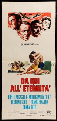 8m360 FROM HERE TO ETERNITY Italian locandina R60s Lancaster, Sinatra & Clift, different artwork!