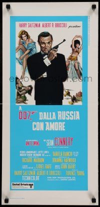 8m361 FROM RUSSIA WITH LOVE Italian locandina R70s Sean Connery is Ian Fleming's James Bond!