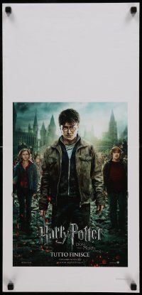 8m379 HARRY POTTER & THE DEATHLY HALLOWS PART 2 teaser Italian locandina '11 Radcliffe, heroes!