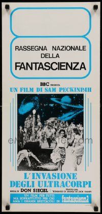 8m391 INVASION OF THE BODY SNATCHERS Italian locandina R80s different, Sam Peckinpah credited!