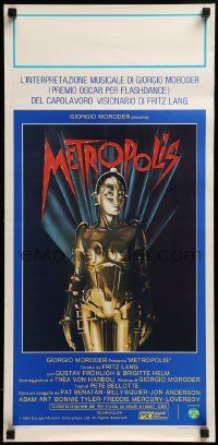 8m431 METROPOLIS Italian locandina R84 Brigitte Helm as the gynoid Maria, The Machine Man!