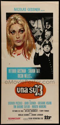 8m512 TWELVE CHAIRS Italian locandina '69 Sharon Tate, Orson Welles, Vittorio De Sica!
