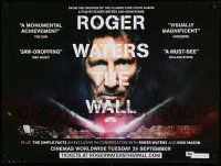 8p708 ROGER WATERS THE WALL advance DS British quad '14 cool landscape image of the amazing concert