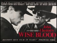 8p725 WISE BLOOD British quad '79 John Huston, Brad Dourif, Ned Beatty, Harry Dean Stanton!