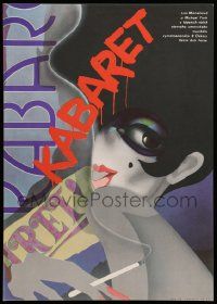 8p064 CABARET Czech 11x16 1989 best different Bartosova art of smoking Liza Minnelli!
