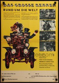 8p579 GREAT RACE East German 16x23 '66 Tony Curtis, Jack Lemmon & Natalie Wood, cool different art!