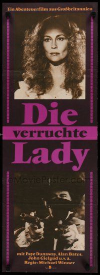 8p640 WICKED LADY East German 11x32 '85 Michael Winner, Faye Dunaway, Alan Bates, different!