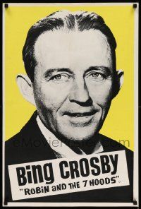 8p737 ROBIN & THE 7 HOODS English double crown '64 cool different close-up portrait of Bing Crosby