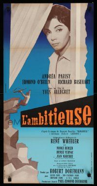 8p497 AMBITIOUS ONE French 15x30 '59 L'Ambitieuse, Andrea Parisy, Yves Allegret, Jouineau Bourduge