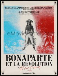 8p481 BONAPARTE ET LA REVOLUTION French 23x30 '72 Abel Gance's classic restored w/new scenes!