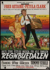 8p484 FINIAN'S RAINBOW French 23x32 '68 Fred Astaire, Petula Clark, directed by Francis Coppola!