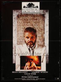 8p510 BELLY OF AN ARCHITECT French 15x21 '87 Peter Greenaway, Brian Dennehy!