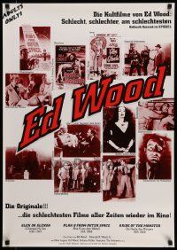 8p117 ED WOOD German 90s Glen or Glenda, Plan 9, Bride of the Monster, many wacky images!
