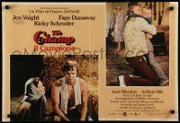 8p246 CHAMP Italian 18x26 pbusta '80 images of Jon Voight with Ricky Schroder, Faye Dunaway!