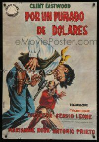 8p422 FISTFUL OF DOLLARS Spanish R69 Leone classic spaghetti western, art of Eastwood by Gunnard!