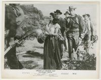 8r068 AMBUSH AT CIMARRON PASS 8x10.25 still '58 young Clint Eastwood standing behind Margia Dean!