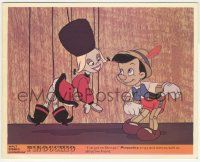 8r023 PINOCCHIO color English FOH LC R60s Disney classic, Pinocchio smiles at female marionette!