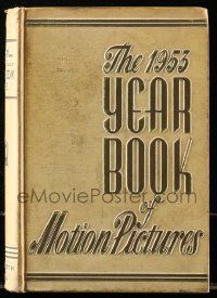 8s056 FILM DAILY YEARBOOK OF MOTION PICTURES hardcover book '53 filled with movie information!