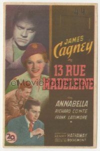 8s072 13 RUE MADELEINE Spanish herald '48 James Cagney, Annabella, Richard Conte, different!