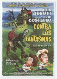 8s080 ABBOTT & COSTELLO MEET FRANKENSTEIN Spanish herald R00s Wolfman & Dracula after Bud & Lou!
