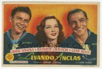 8s101 ANCHORS AWEIGH Spanish herald '48 sailors Frank Sinatra & Gene Kelly with Kathryn Grayson!