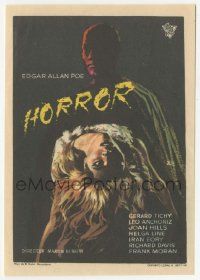8s138 BLANCHEVILLE MONSTER Spanish herald '64 Edgar Allan Poe, different art of victim, Horror!