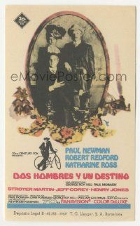 8s165 BUTCH CASSIDY & THE SUNDANCE KID Spanish herald '69 Paul Newman, Robert Redford, Ross