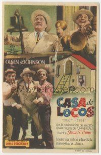 8s202 CRAZY HOUSE Spanish herald '43 different images of Ole Olsen & Chic Johnson!