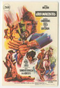 8s230 DJANGO KILL IF YOU LIVE SHOOT Spanish herald '67 Tomas Milian, great spaghetti western art!
