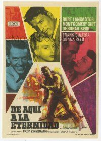 8s282 FROM HERE TO ETERNITY Spanish herald R60s Lancaster, Sinatra Reed, Kerr & Clift, Mac art!