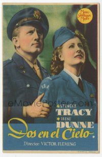 8s322 GUY NAMED JOE Spanish herald '44 WWII pilot Spencer Tracy loves Irene Dunne after death!